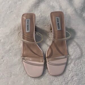 Steve Madden Pink Heeled Sandals